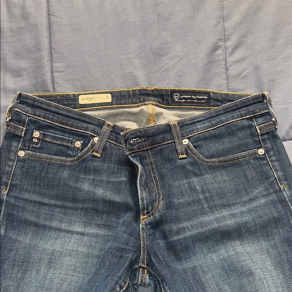 AG Adriano Goldschmied Dark Blue Flare Jeans - Picture 7 of 12